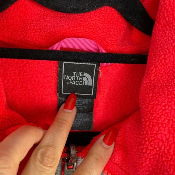 The North Face Girls Denali Fleece Jacket Sz L 14/16 - Picture 4 of 11